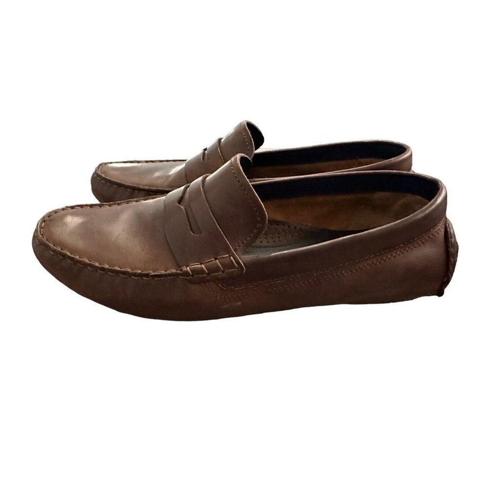 Cole Haan Grand OS | Kelson Penny | Driving Loafer | Brown Leather| Mens 11
